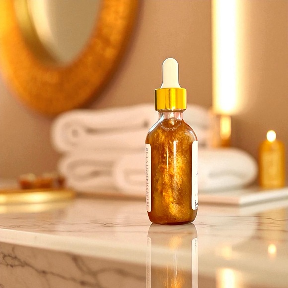 Hand Crafted “Pumpkin Sandalwood” Scented Body Oil by Sky & Seashells Skincare - Picture 2 of 3